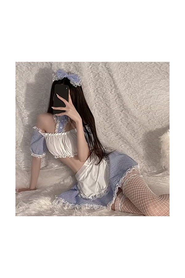 CHUNYU Lingerie Sweet and Cute Clothes Uniform Pyjamas Bed Hot Set Uniforme de Jeu de rôle