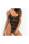 MJWDP Body Voir à Travers la Lingerie Sexy Costumes Femme Body Womens Unwear Color : D, Size : L 