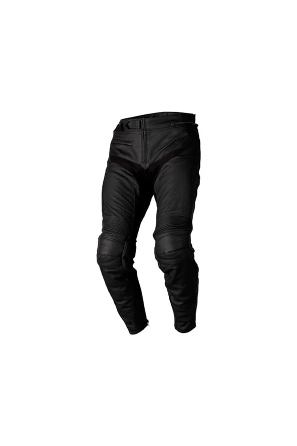 RST Tour1 CE Jean en cuir pour homme Coupe courte Noir/noir Taille 32