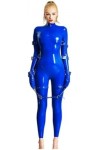 Catsuit Femme Bleu Avec Boucles,Bleu Foncé,format Personnalisé
