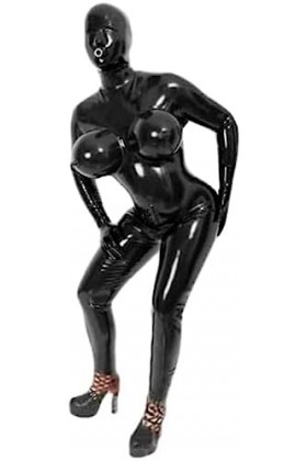 Catsuit En Caoutchouc Pour Le Corps Entier En Latex Avec Des Seins Gonflables,Personnaliser,XS
