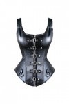 Corset Europeand American Sexy Court Corset Corset en Cuir Style Punk Corset Sexy Couleur : D, Taille : 6XL Code 