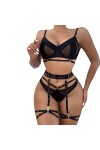 Lingerie Erothique Sexy Femme Ensemble Complet Sexy Lingerie Coquine Ensemble de Lingerie Féminine avec Porte-Jarretelles Ens