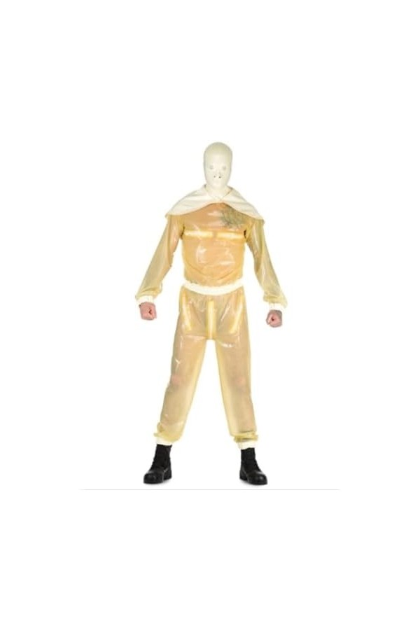 Combinaison Ample Transparente Confortable En Caoutchouc Latex Pour Hommes, Avec Couvre-chef,Clair,S