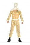 Combinaison Ample Transparente Confortable En Caoutchouc Latex Pour Hommes, Avec Couvre-chef,Clair,S