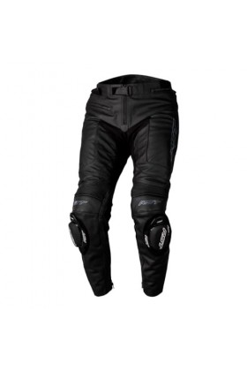 RST S1 CE Jean en cuir pour homme – Jambe courte – Noir/noir 34