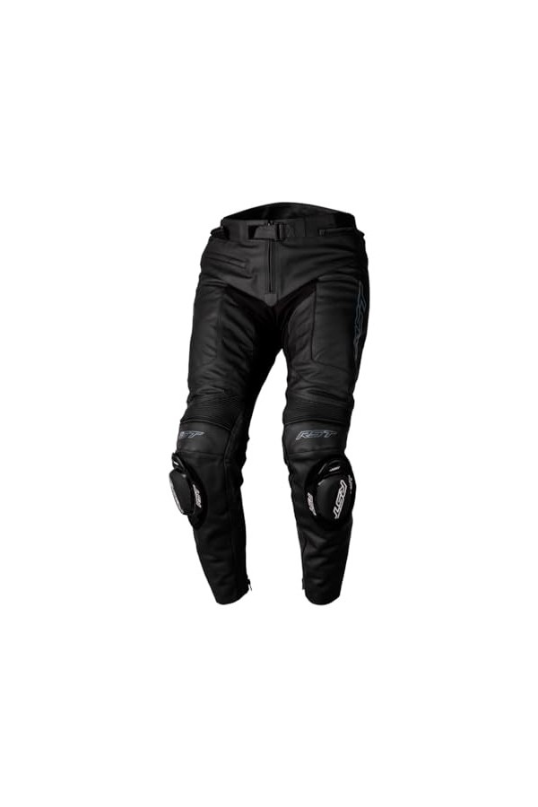 RST S1 CE Jean en cuir pour homme Coupe normale Noir/Noir 44