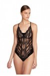 Wolford Body string Esmeralda pour femme, noir, 100D