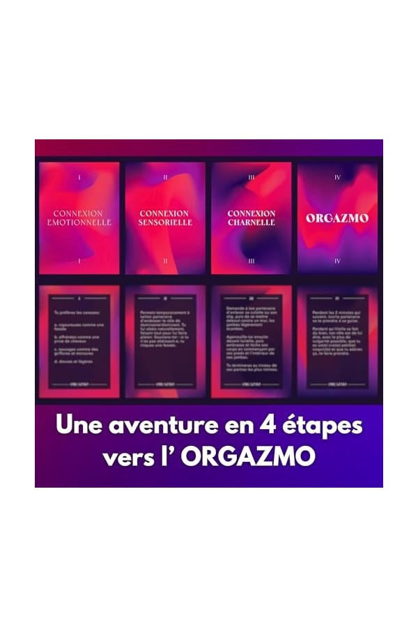 Oh Happy Games - Orgazmo - Le Jeu Coquin Ultime pour Enflammer la Passion - Jeu Couple, Jeu de société Adulte, Idée Cadeau Ma