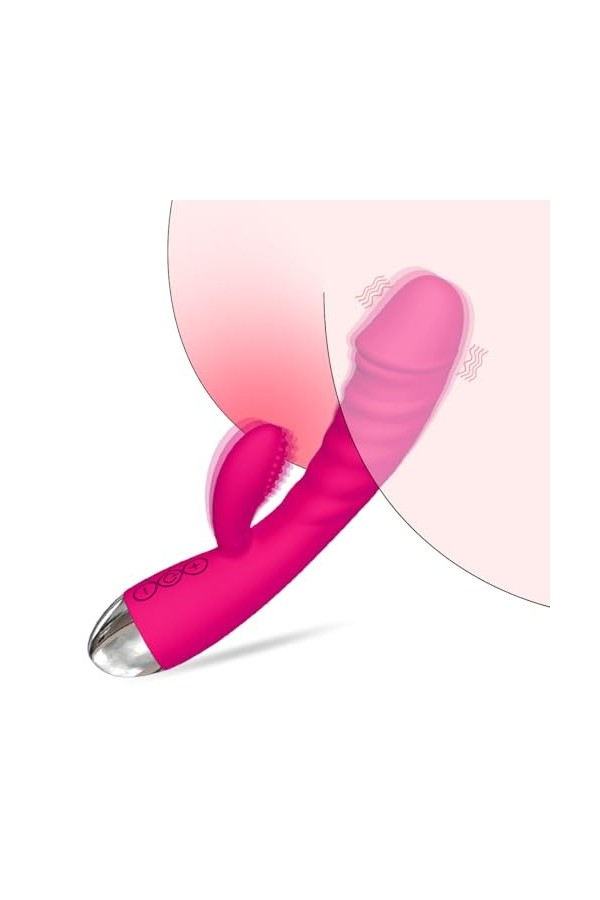 Vibromasseurs Feminin Clitoridien Suceur Vebromasseur va et vient Rabbit Gode Femme Sex Toýs Femme Stimulateur Clitoridien V