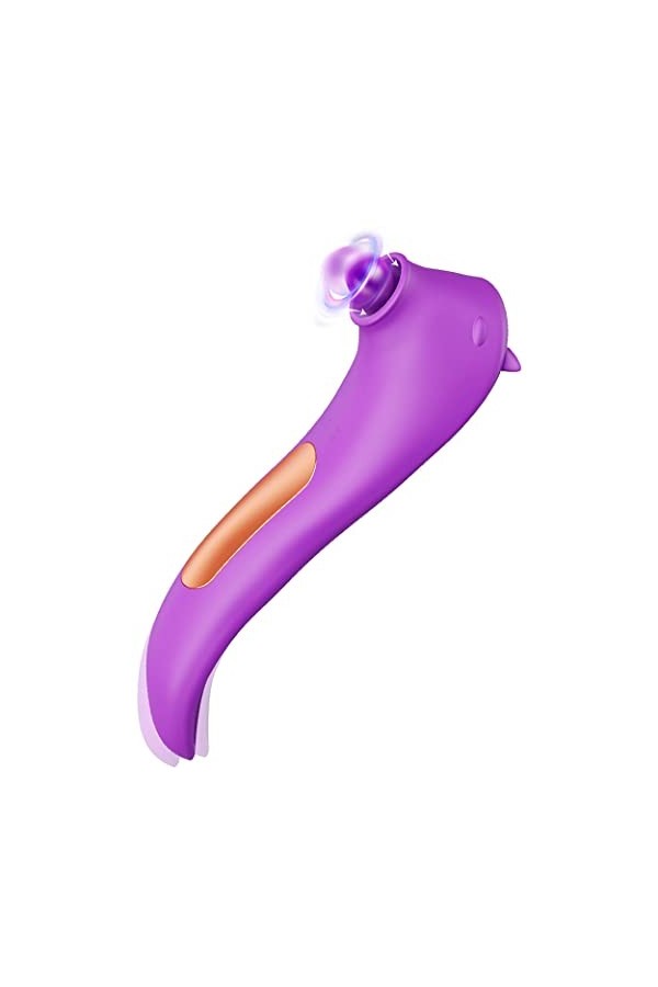 AMOZICIVîbrømásseúrs Fẹminin Clìtøridîén Sucëur Ġôdë Vibrø-másséur va et vient 10 Modes Sëx Tôýs Femme 100% étanche Sèxtôyse