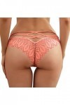 WWricotta Culotte Taille Taute Femme - Jolie Dentelle Florale sous-VêTements Slip Culottes G-String Confortables Culotte Ouve