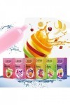 NOPNOG Lot de 10 préservatifs ultra fins en latex de caoutchouc naturel goût fruité