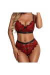 Lingerie Sexy Femme Coquine Hot Sexy Bodysuit Femmes Sexy Lingerie Ensemble Soutien-Gorge Et Culotte Ensembles Taille Haute D