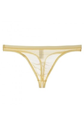 compulsoryking String T pour homme avec dos transparent - String transparent - Taille basse - Sous-vêtements sexy et transpar