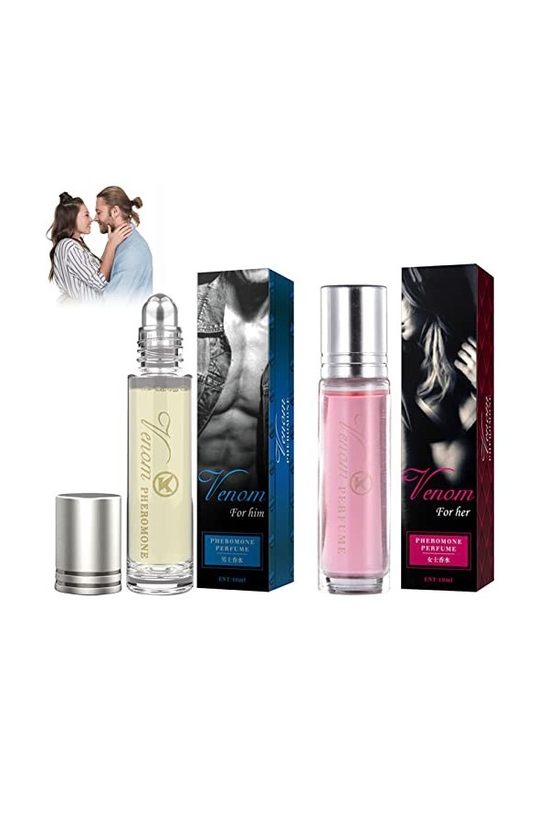 Parfum Nouveou Phero - Nouveau parfum aux phéromones pour femme 10 ml, huile de parfum longue durée,Venoms Scents Phéromones,