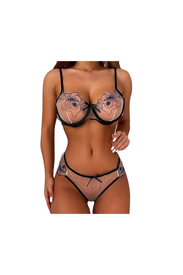 Lingerie Sexy Femme Coquine Hot sous Vêtement Erothique Sexy Lingerie Culotte Ensemble Lingerie Feminine Sexy Lingerie Sexy H