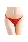 SUPTTING Culotte en Dentelle Sexy pour Femme, Culotte Creuse, Culotte à Lacets, String, Lingerie