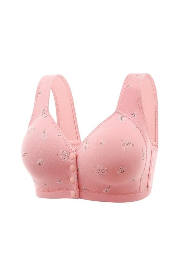 HANXIULIN Soutien-gorge grande taille - Bonnets souples - Soutien-gorge push-up confortable - Sans armatures - Pour le quotid