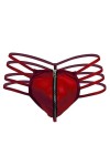 Mymyguoe String Jockstrap pour homme - Avec fermeture éclair - Avec fermeture éclair, rouge, XL