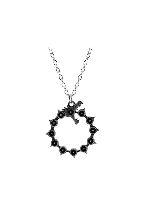 BEALIFE Anime pendentif collier élégant haute dureté accessoire de mode queue mordant Dragon Long porte-clés bijoux barre de 