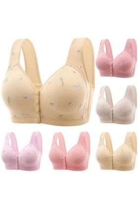 HANXIULIN Soutien-gorge grande taille - Bonnets souples - Soutien-gorge push-up confortable - Sans armatures - Pour le quotid