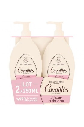 Cavaillès Soin Lavant Intime Extra-Doux 100ml - Surgras Actifs et Prébiotiques - Respecte lEquilibre et Nettoie en Douceur -