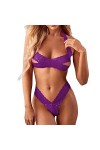 WVONIF Lingerie Sexy Femme Érotique Hot, Nuisette Femme Armature en Manches Longues Chaude Hot Femme Sexy Lingerie sous-VêTem