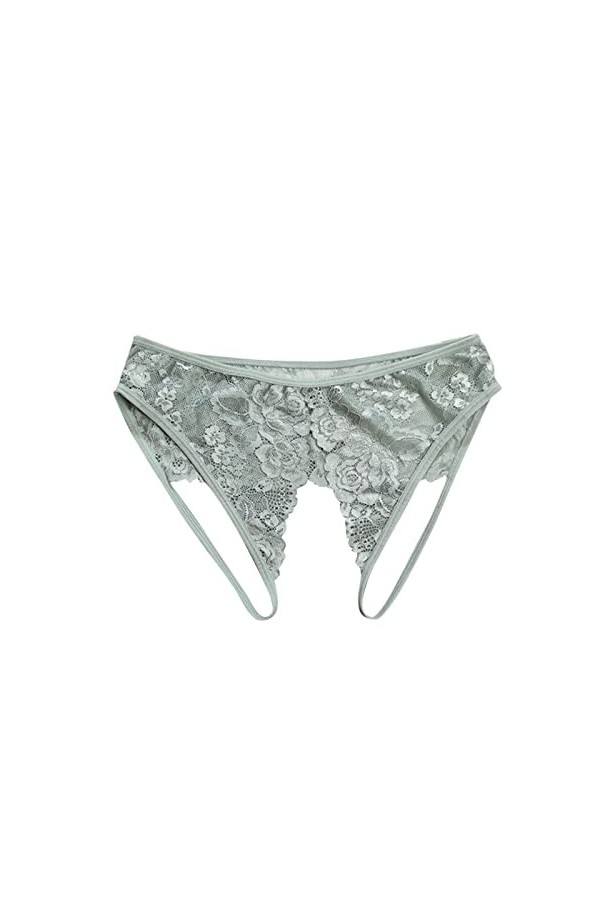 SUPTTING Culotte en Dentelle Sexy pour Femme, Culotte Creuse, Culotte à Lacets, String, Lingerie