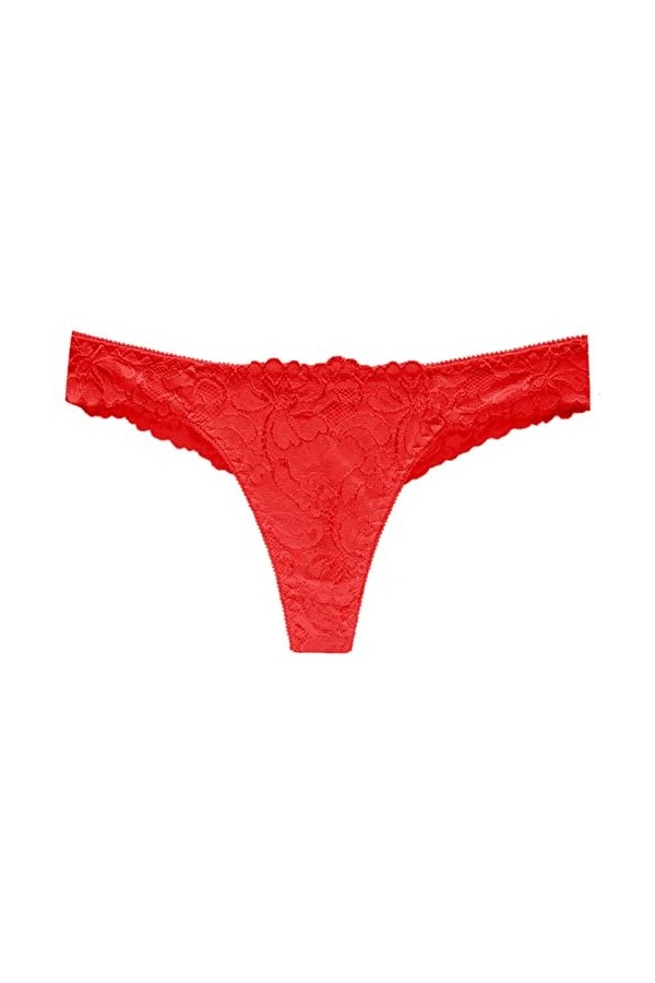 SUPTTING String à Taille Basse, Culotte en Dentelle, sous-Vêtements, Culotte Sexy pour Femme