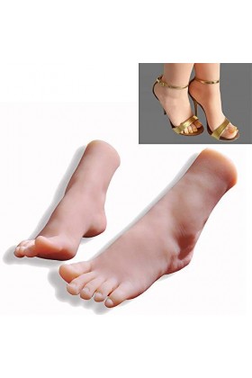 Modèle de Faux Pied dentraînement, modèle de Pied féminin en Silicone, Affichage de Pied de Mannequin féminin en Silicone Gr