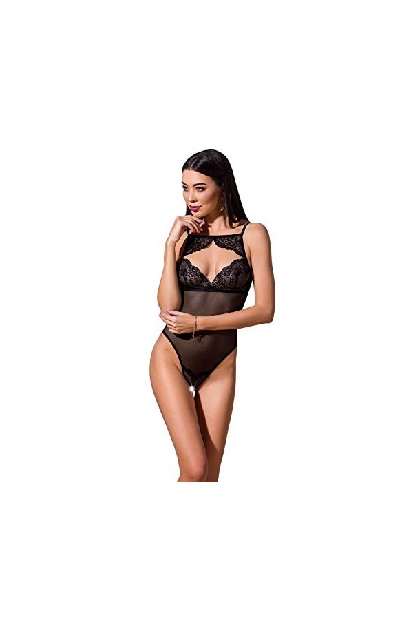 Selente Love & Fun Ensemble de Lingerie Coquin à 2/3 pièces: Guêpière/Corset avec String ou Body et Bandeau pour Les Yeux en 