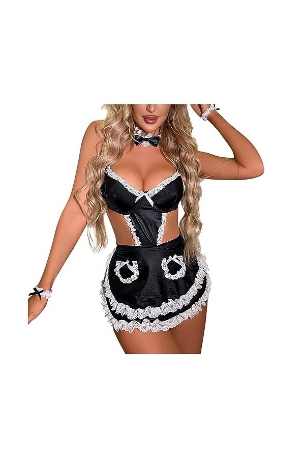 Lingerie Sexy Femme Coquine Hot Lingerie Et Vêtements Sexy Lingerie Erothique Sexy Femmes Solide Couleur Dentelle Motif Cospl