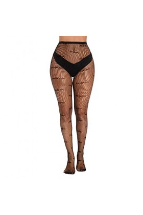 Generisch Randonnée Bas Jarretière Dentelle Femmes Bas pour Hauteurs de Cuisse Lingerie Élégant Bas Femmes Fleurs, Noir , tai