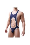 Duohropke Jockstrap Ouvert Sous-vêtements de lutte Singlet Body Straps Combinaison Maillot Leotard Sexy Mesh Vêtements de nui