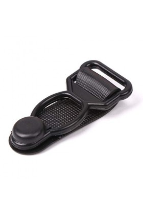 Awasa Lot de 50 crochets porte-jarretelles pour corset, jarretelles ou ceintures, noir