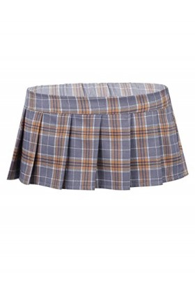 MSemis Femme Mini Jupe Plissée Plaid Sexy Schoolgirl Cosplay Lingerie Sexy Déguisement Étudiante Écolière Japonaise Uniforme 