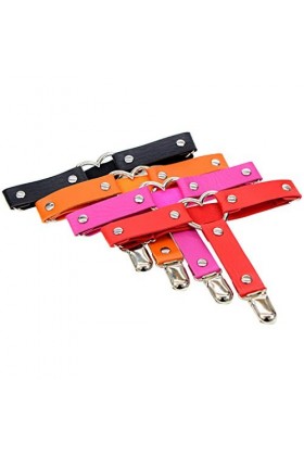 NAXR Ceinture de Jarretelles de Jambe danneau de Coeur de Femmes avec lanneau de Cuisse de Harnais dagrafe antidérapante f
