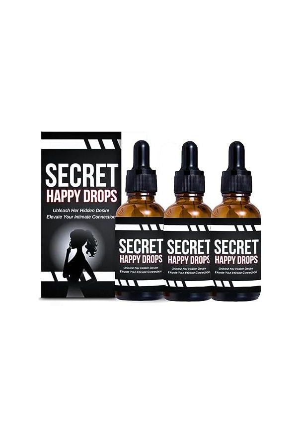 PleasurePeak Gouttes orales Happy Drops pour femmes, pour adultes, améliore la sensibilité et le plaisir 1 pièce 