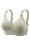HANXIULIN Soutien-gorge pour femme, sans rembourrage, à armatures, pour tous les jours, avec armatures et dentelle, lilas, 3X
