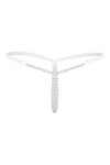 SUPTTING Culotte String et Thong en Perles Sexy pour Femme, sous-Vêtements à Taille Basse Solide