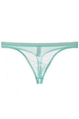 MEGAHERZ Culotte Sexy pour Homme, Transparente, à Fines Mailles, Tentation érotique, Respirante, Vert pour Homme Pantalon T 