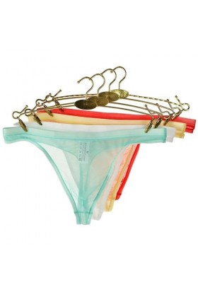 MEGAHERZ Culotte Sexy pour Homme, Transparente, à Fines Mailles, Tentation érotique, Respirante, Vert pour Homme Pantalon T 