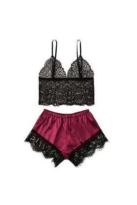 Lingerie Sexy Femme Coquine Hot sous Vetements Feminins Sexy Dentelle Satin Ensemble Lingerie Feminine Sexy Lingerie Sexy Hot