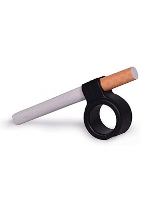 CABLING® Bague de Support de Cigarette Mains Libres Titulaire de la Cigarette Bague en Silicone pour Les Fumeurs/Noir