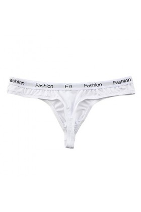 MEGAHERZ sous-vêtements Hommes Shorts Slips Culottes Triangle Mesh Transparent Blanc,M 