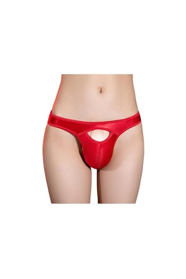 MEGAHERZ sous-vêtements érotiques Homme Pantalon Triangle Semi-Transparent Ouverture Fabricants Sexy séduction élastique Resp