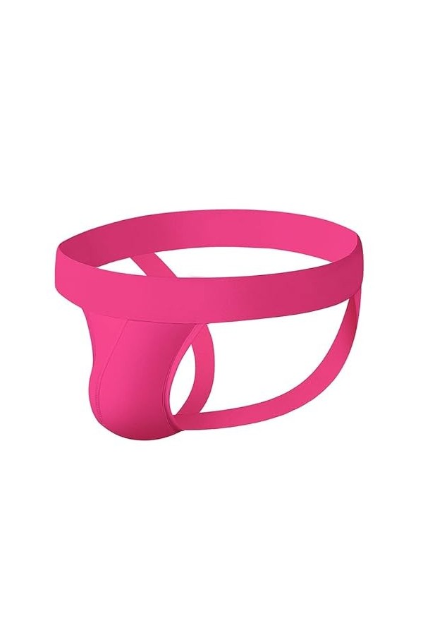 Culotte Homme Europe et Etats-Unis Vent Taille Basse Coton String Homme Rouge,XXL 