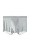 MEGAHERZ Ice Silk Underwear Mens 5A Antibacterial Mulberry Silk Mens Underwear Cool Feeling air Conditioning Summer Underwe