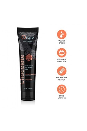 Orgie Chocolate de gel intime aromatisé à tube de lubrifiant 100 ml 100 ml E32262